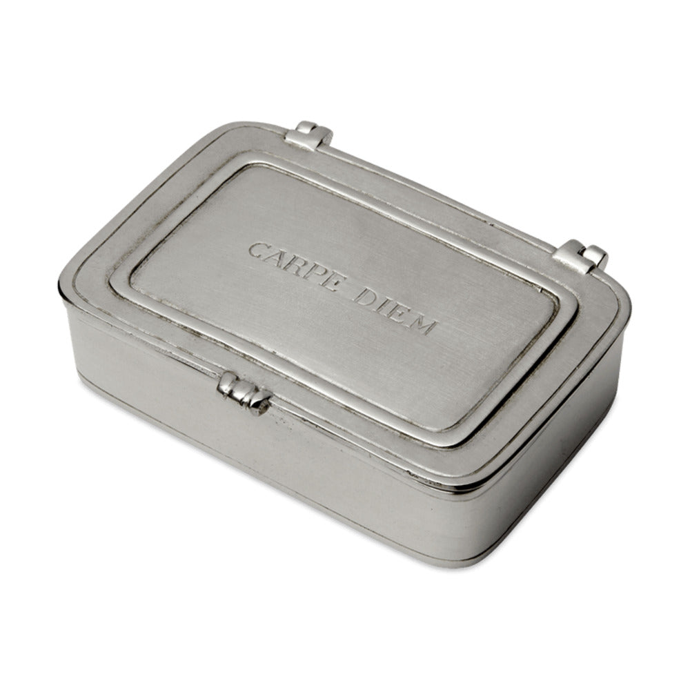 "Carpe Diem" Box, Small by Match Pewter 