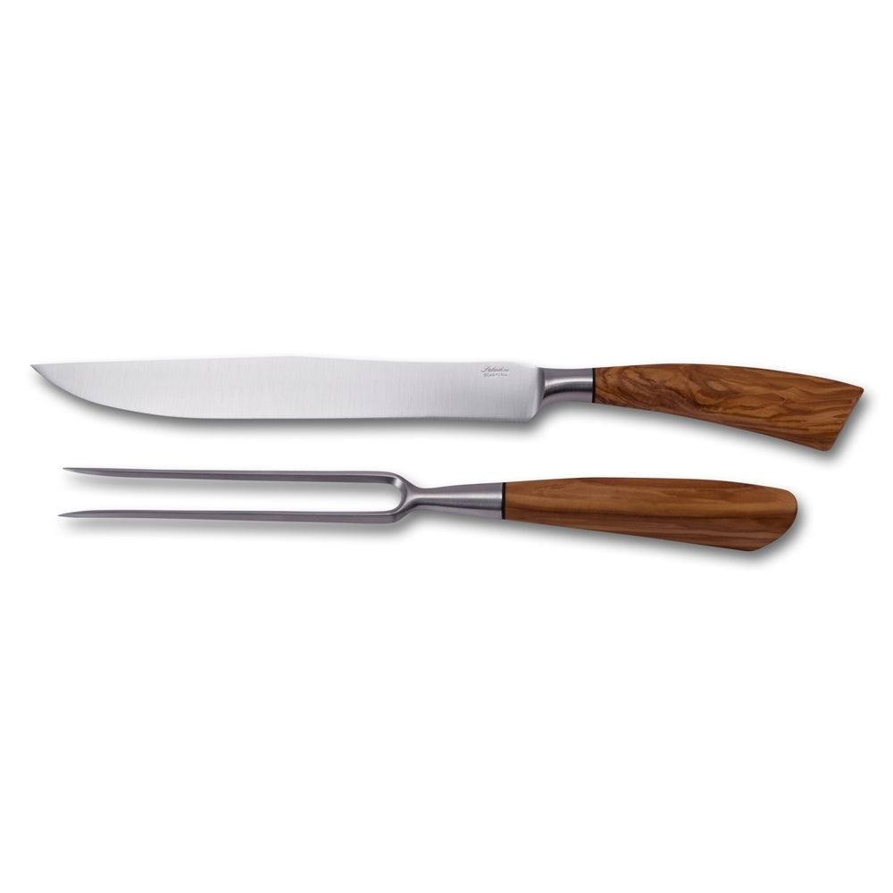 Carving Set with Resin Handles by Saladini 