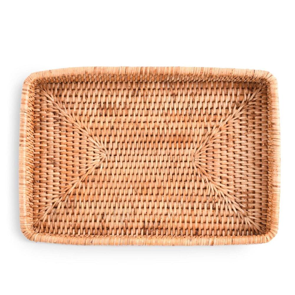 Catchall Tray Hand Woven Wicker Rattan by Vagabond House 1