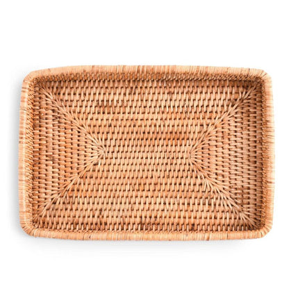 Catchall Tray Hand Woven Wicker Rattan by Vagabond House 1