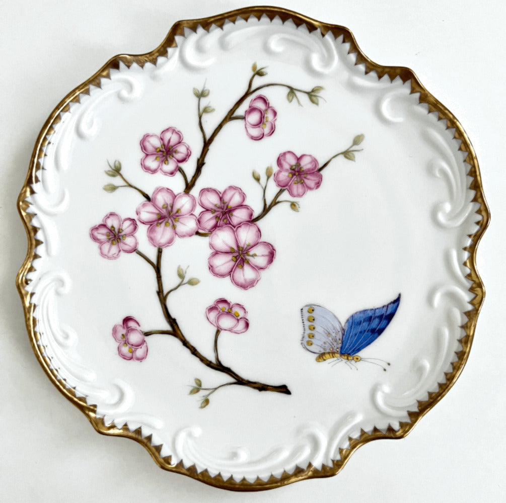 CBS1 - Cherry Blossom Appetizer/Bread & Butter Plate by Anna Weatherley