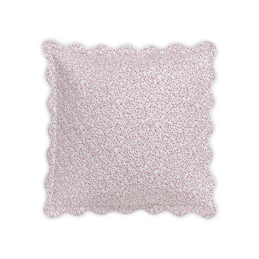 Celine Sham Redberry Quilted Euro 