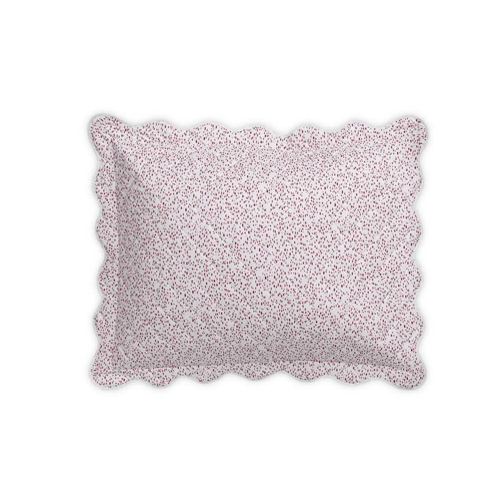 Celine Sham Redberry Quilted Standard 