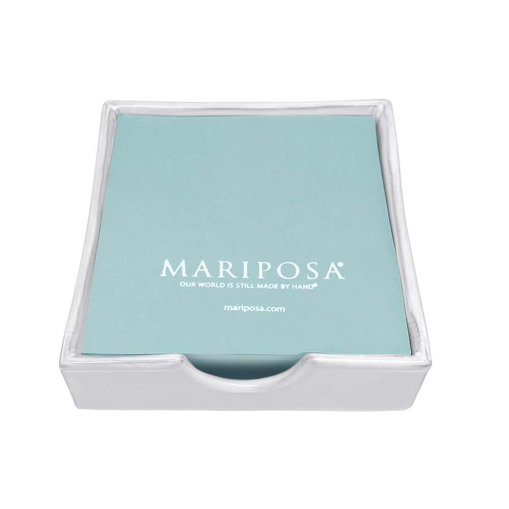 Ceramic Napkin Box with Insert by Mariposa