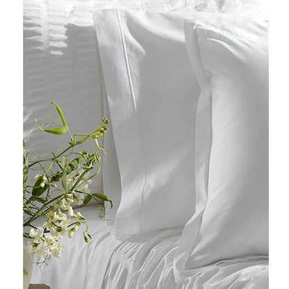 Ceylon Fitted Sheet White 2