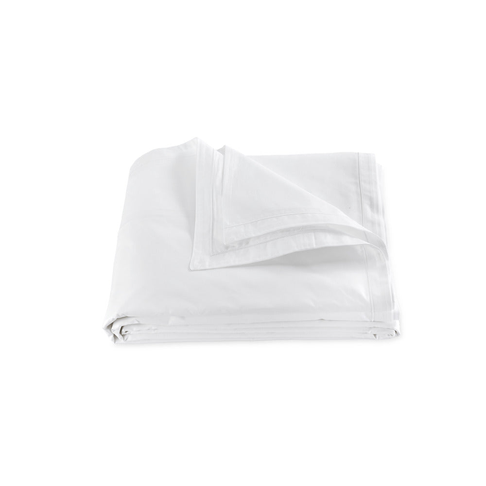 Ceylon Satin Stitch Duvet Cover White 
