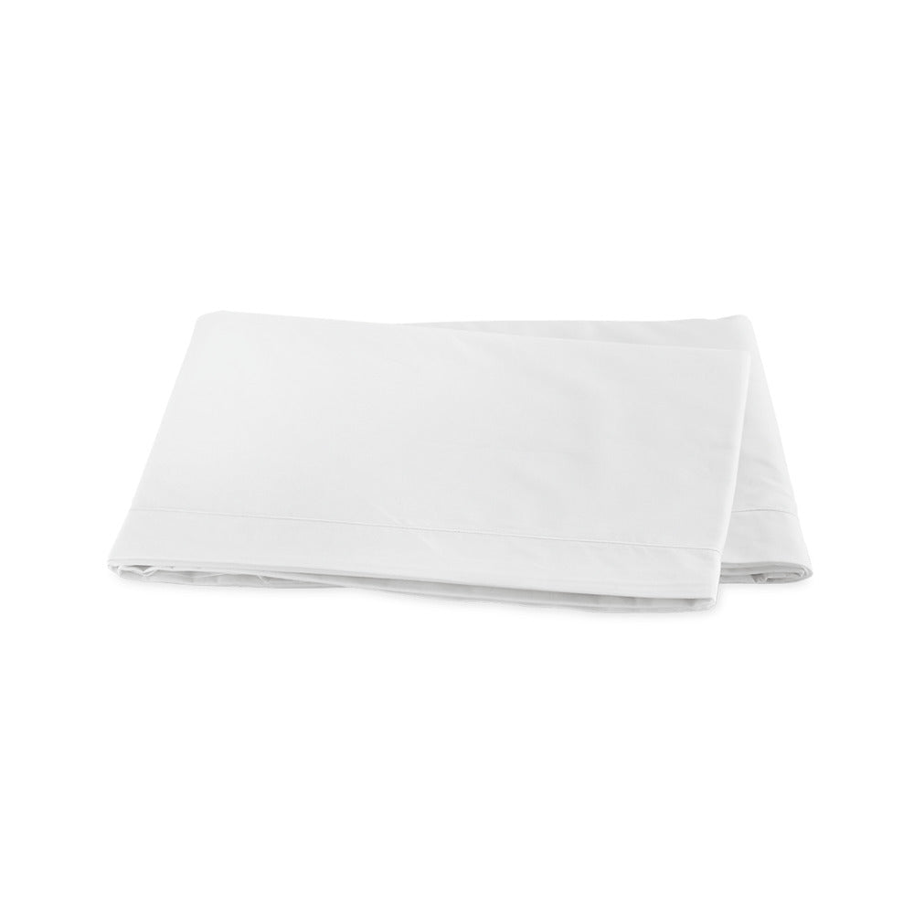 Ceylon Satin Stitch Flat Sheet White 