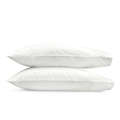 Ceylon Satin Stitch Pillowcase Pair Bone 