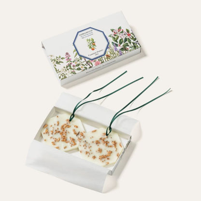 Carriere Freres Orange Blossom Botanical Palet scented wax tablet with ribbon