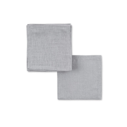 Chamant Cocktail Napkin set of 12 Silver 