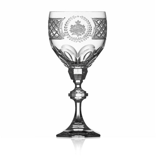 Chambord Clear Water Goblet by Varga Crystal 