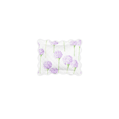 Charlotte Sham Lavender Quilted Boudoir 