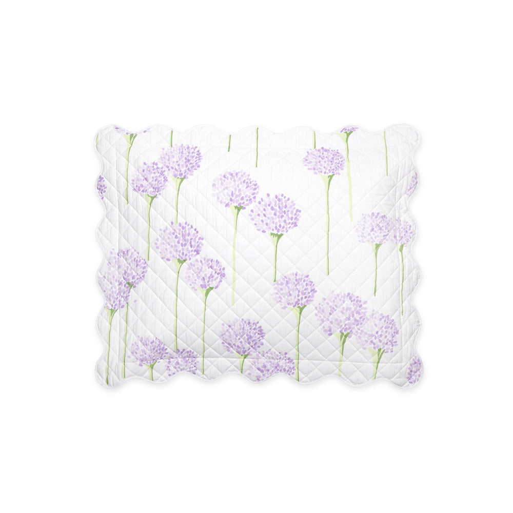 Charlotte Sham Lavender Quilted Standard 