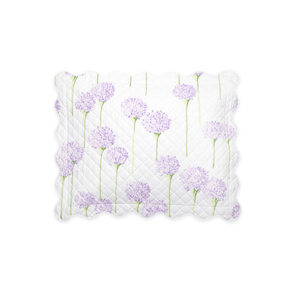 Charlotte Sham Lavender Quilted Standard 