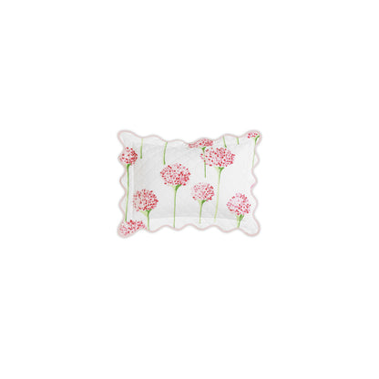 Charlotte Sham Peony Quilted Boudoir 