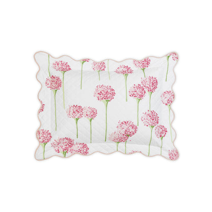 Charlotte Sham Peony Quilted Standard 