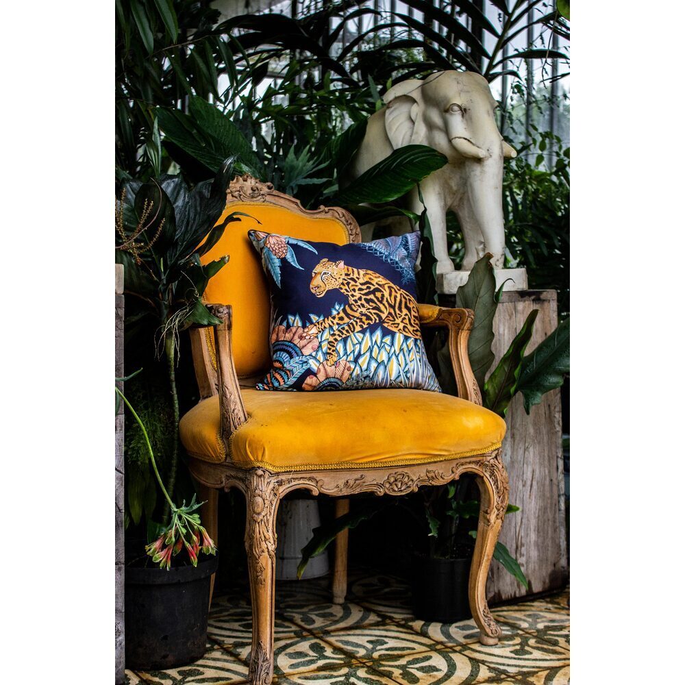 Cheetah Kings Forest Pillow Cotton by Ngala Trading Company Additional Image - 12