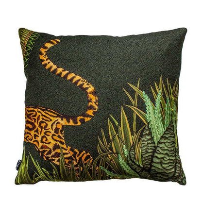 Cheetah Kings Forest Pillow Cotton by Ngala Trading Company Additional Image - 1