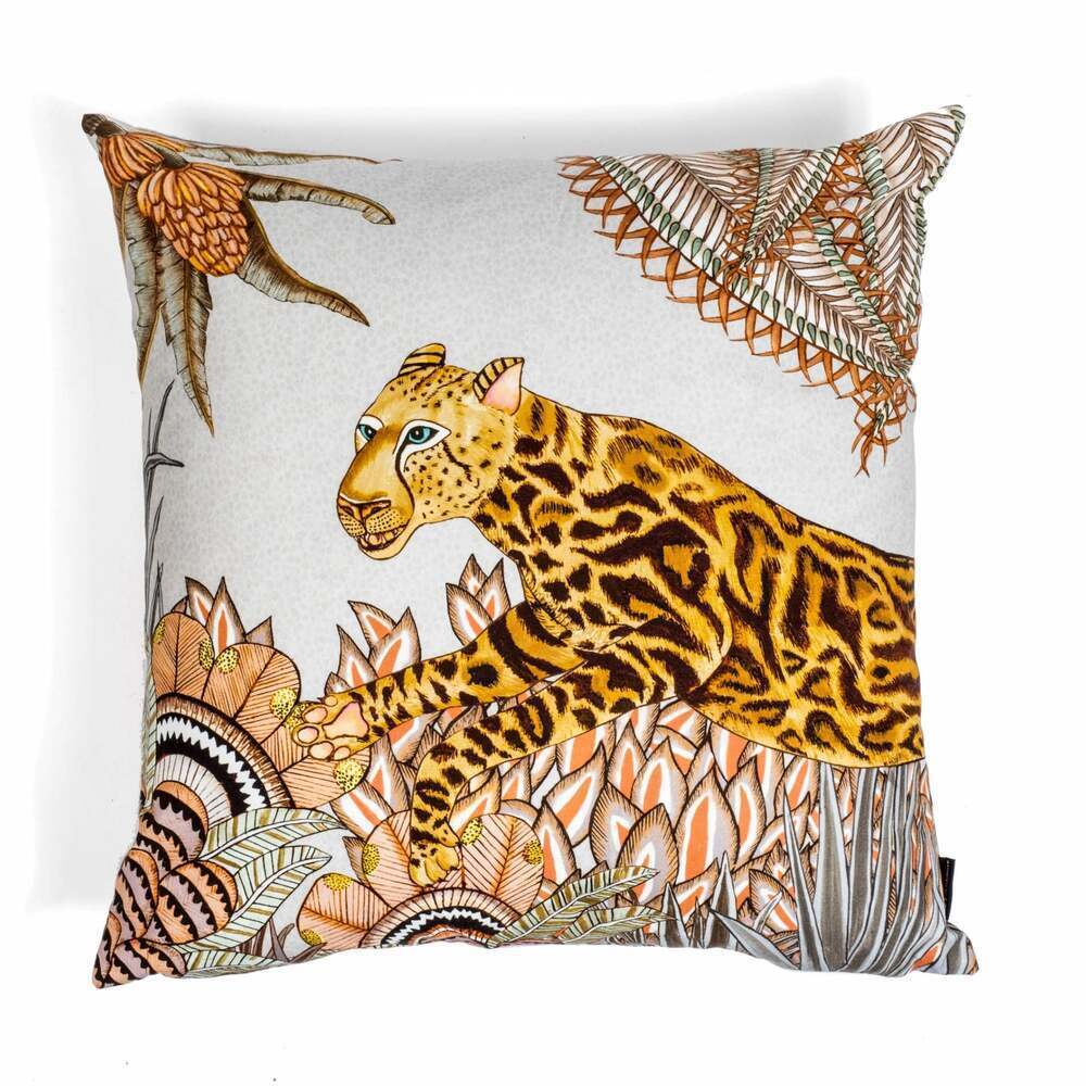 Cheetah Kings Forest Pillow Cotton by Ngala Trading Company