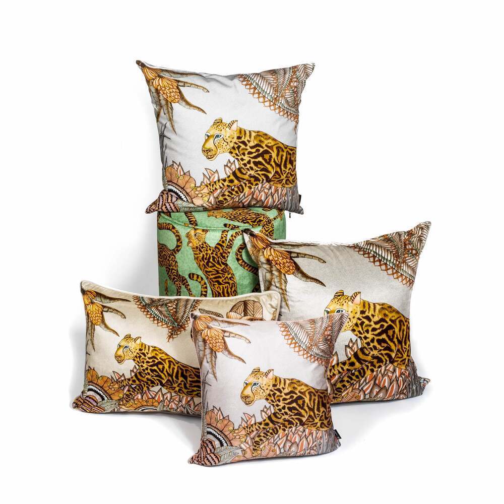 Cheetah Kings Forest Pillow Cotton by Ngala Trading Company Additional Image - 5