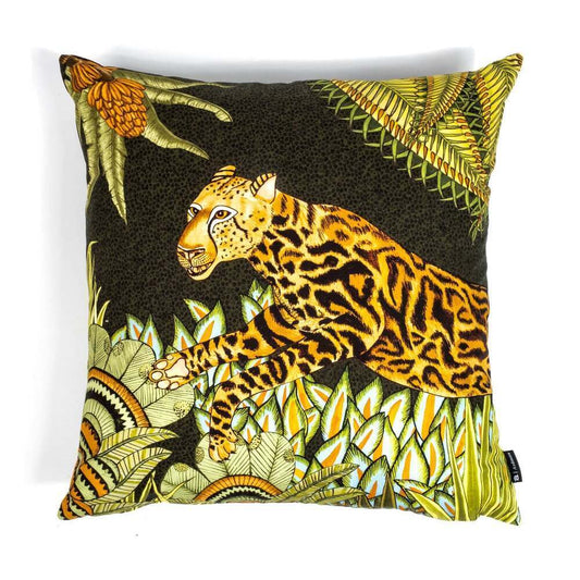 Cheetah Kings Forest Pillow Cotton by Ngala Trading Company