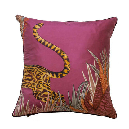 Cheetah Kings Forest Pillow Silk by Ngala Trading Company Additional Image - 6