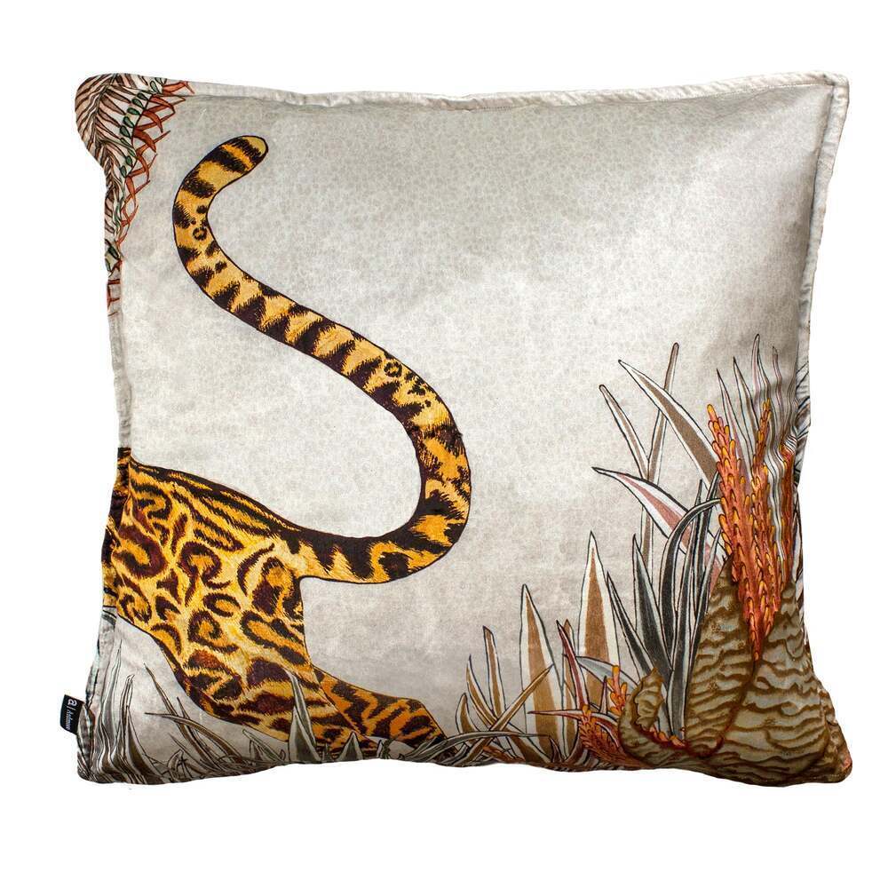 Cheetah Kings Forest Pillow Velvet by Ngala Trading Company Additional Image - 1