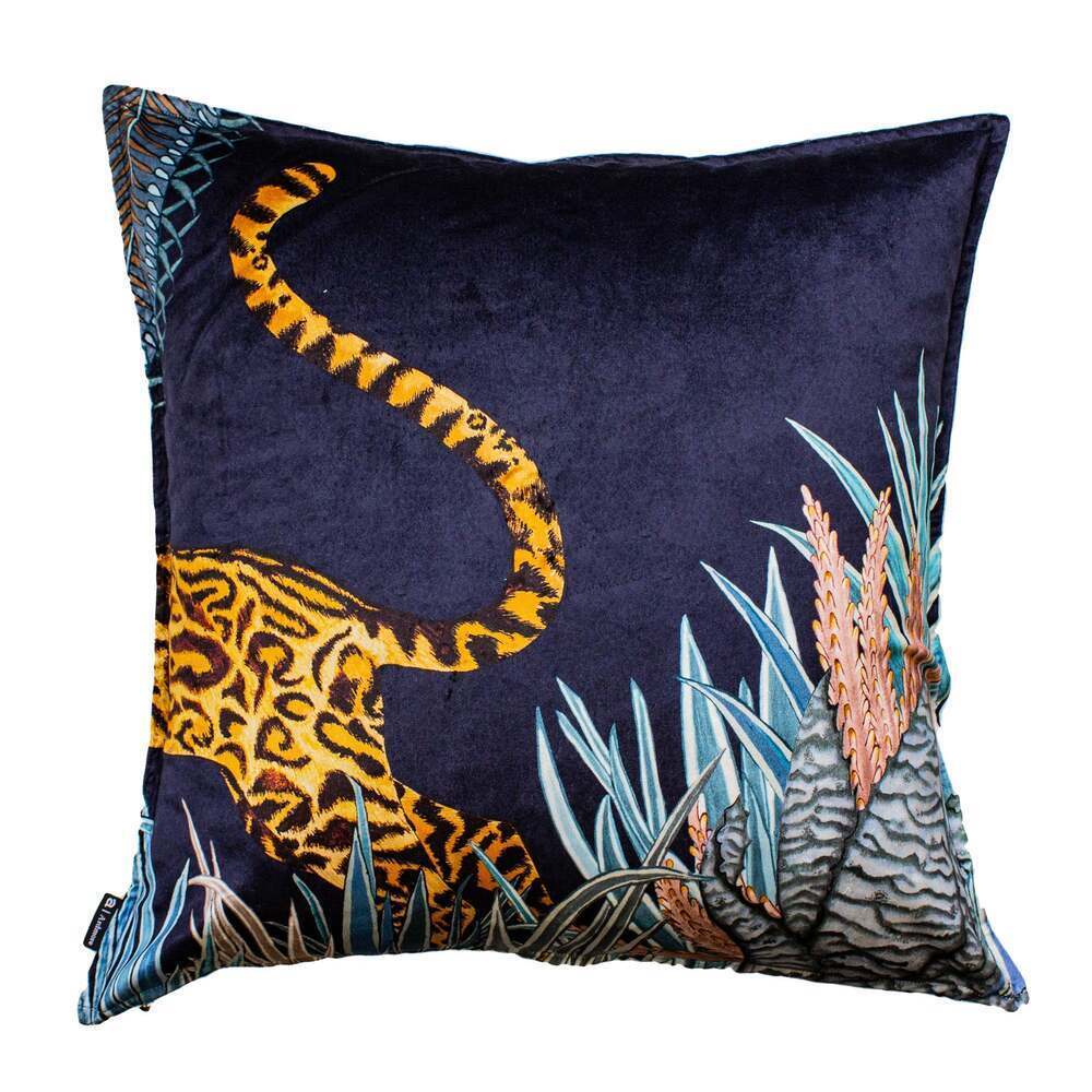 Cheetah Kings Forest Pillow Velvet by Ngala Trading Company Additional Image - 8