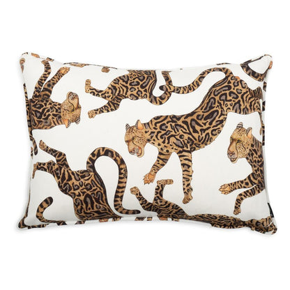 Cheetah Kings Lumbar Pillow Linen by Ngala Trading Company