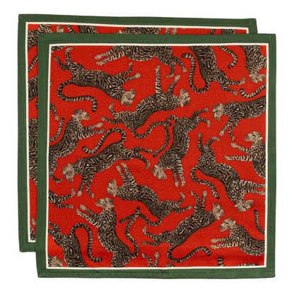 Cheetah Kings Napkins (Pair) by Ngala Trading Company Additional Image - 33