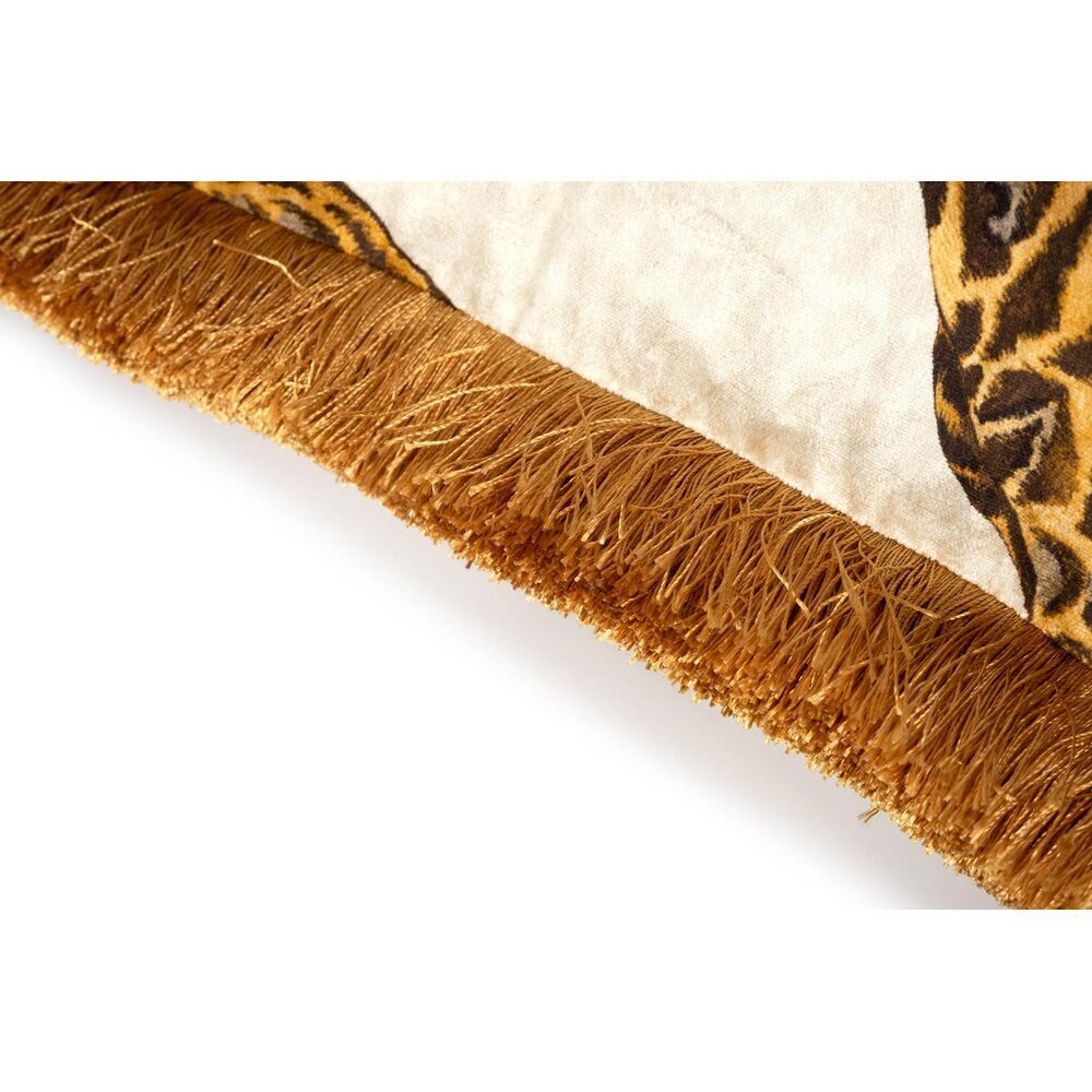 Cheetah Kings Pillow Velvet with Fringe by Ngala Trading Company Additional Image - 20