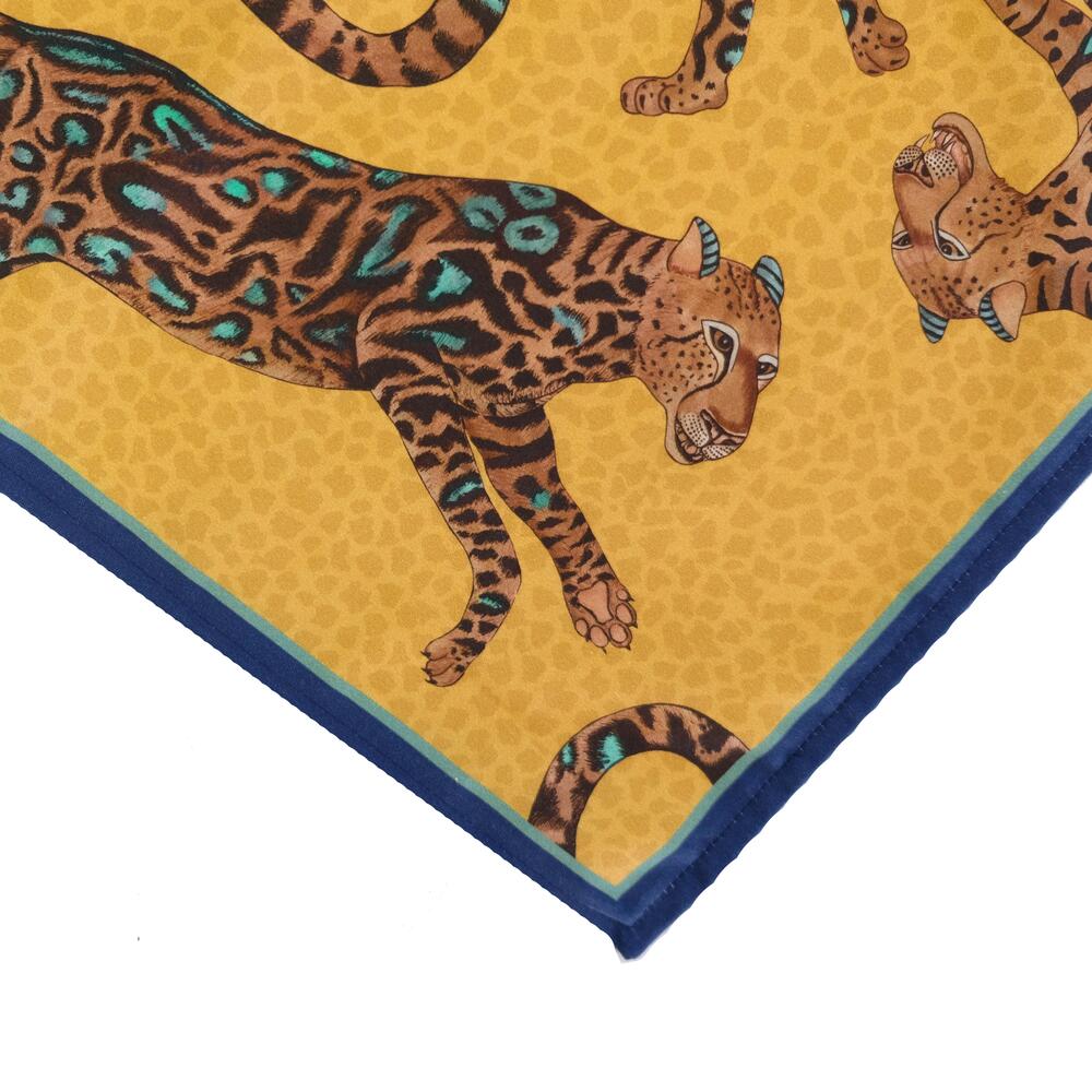 Cheetah Kings Table Runner - Gold by Ngala Trading Company Additional Image - 1