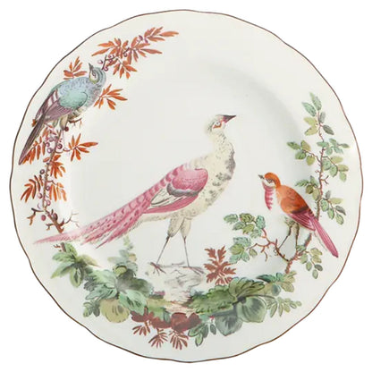 Chelsea Bird Dessert Plates Set of 4 by Mottahedeh