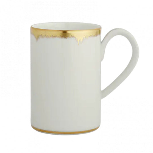 Chelsea Feather Gold Mug by Mottahedeh