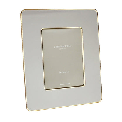 Chiffon & Gold Enamel Studio Photo Frame 5cm by Addison Ross