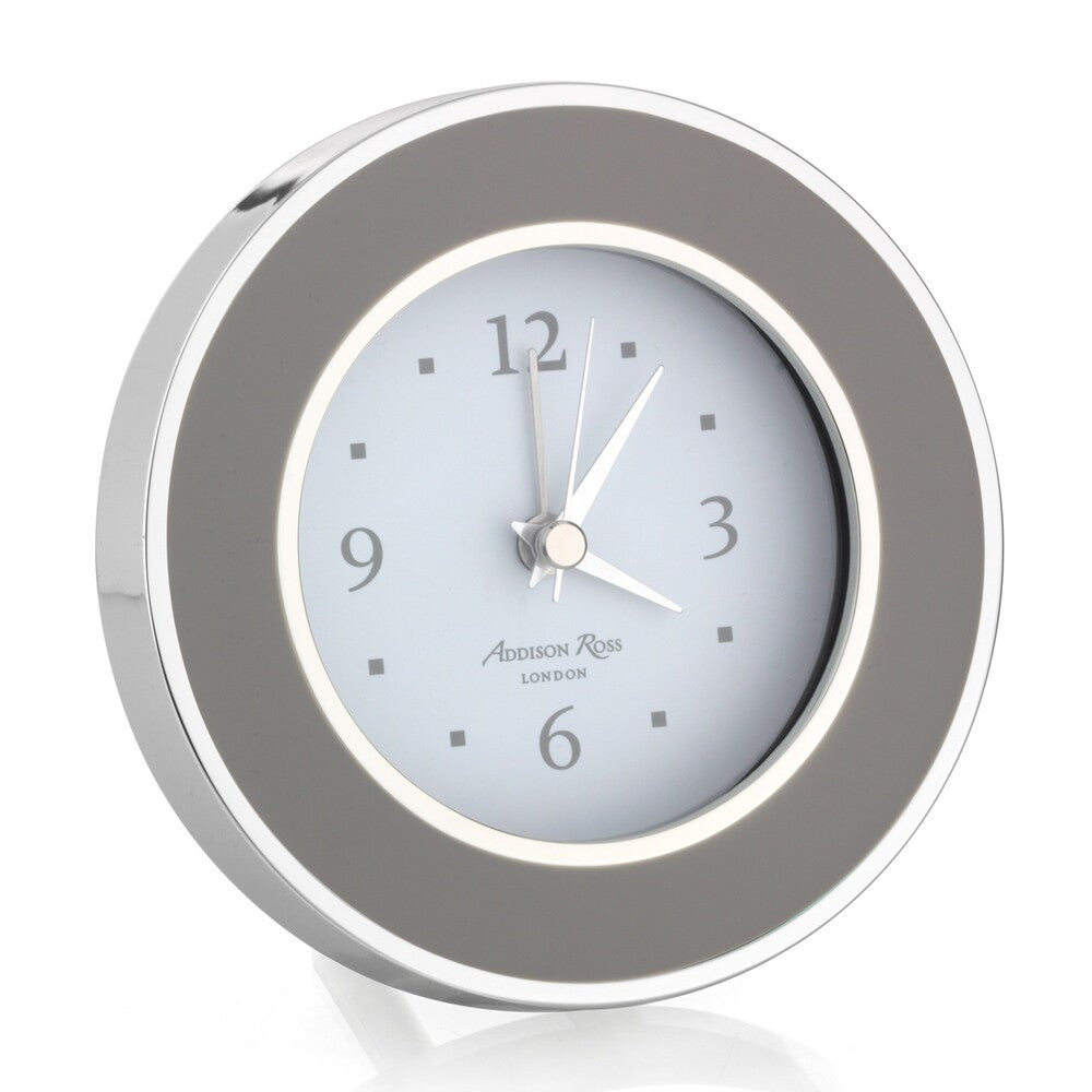 Chiffon & Silver Alarm Clock by Addison Ross