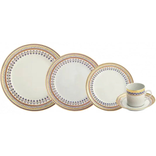 Chinoise Blue 5 Piece Place Setting by Mottahedeh