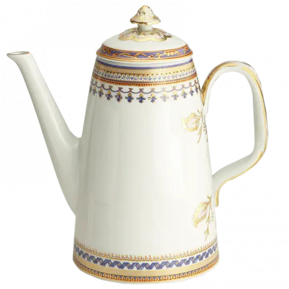 Chinoise Blue Coffeepot by Mottahedeh