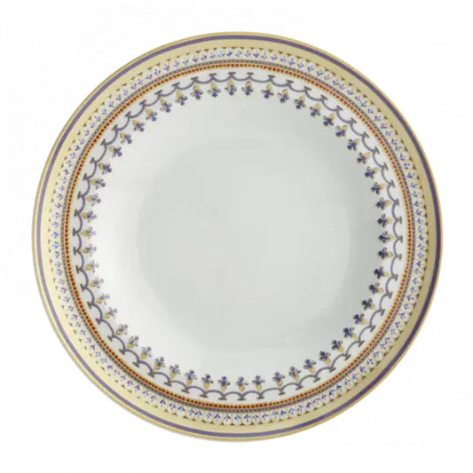 Chinoise Blue Rim Soup Plate by Mottahedeh