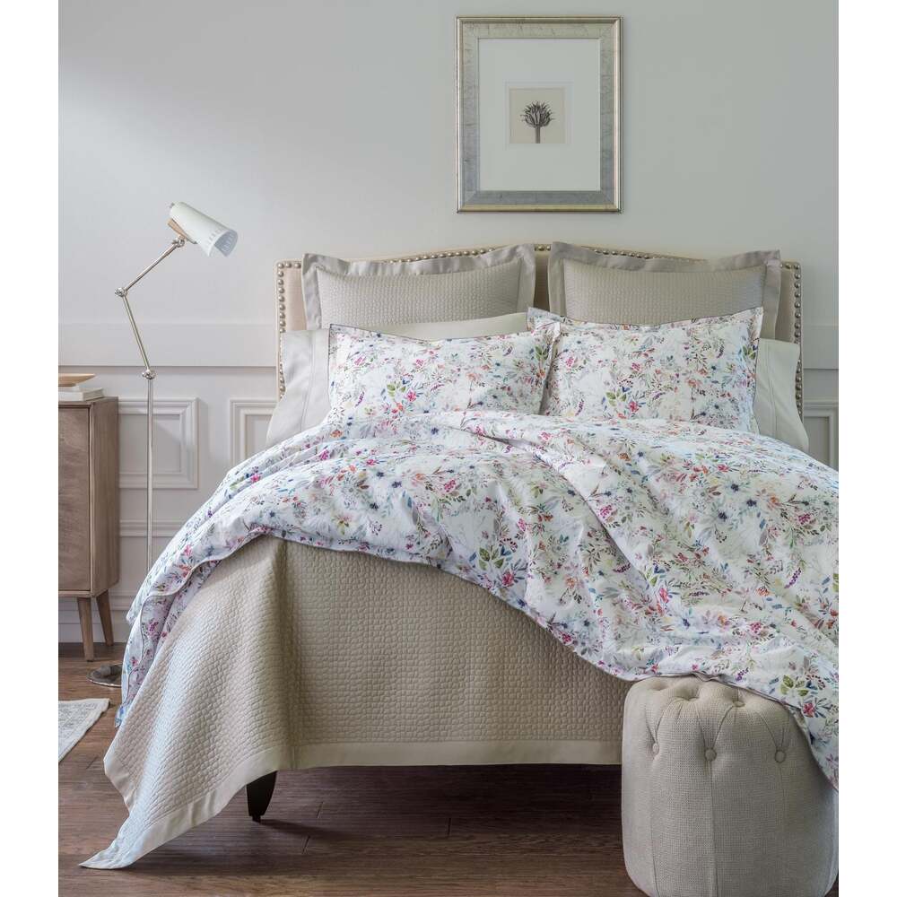 Chloe Floral Percale Duvet Cover by Peacock Alley  3