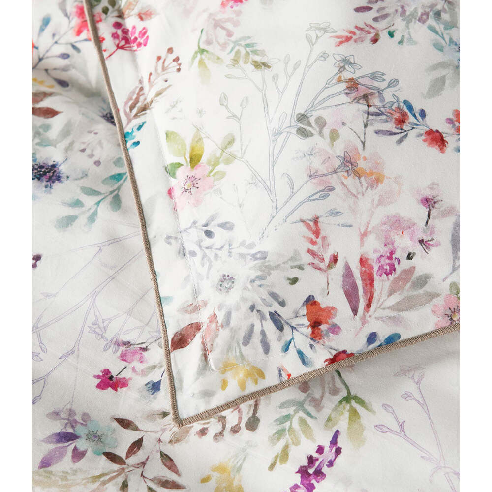 Chloe Floral Percale Duvet Cover by Peacock Alley  4