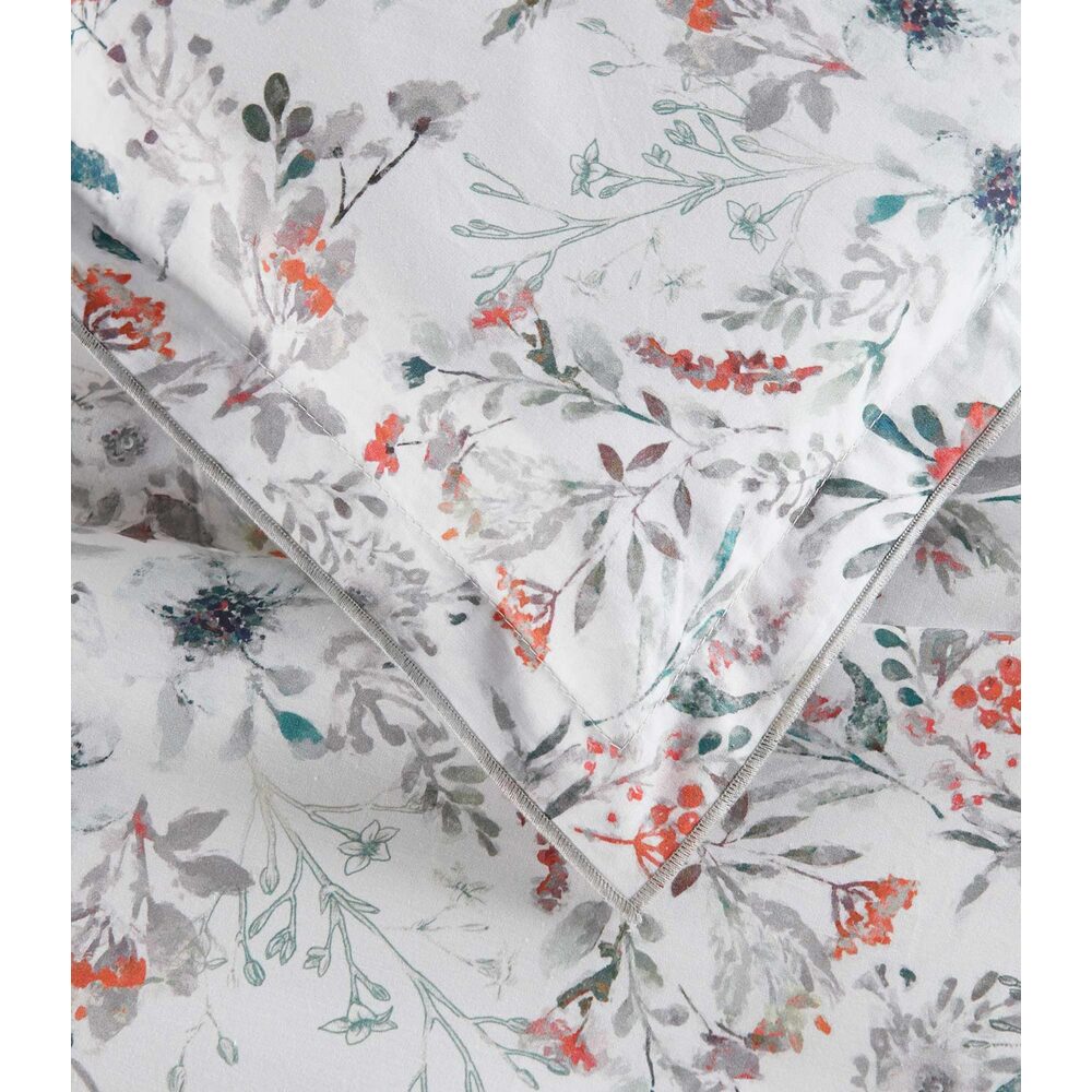Chloe Floral Percale Duvet Cover by Peacock Alley  6