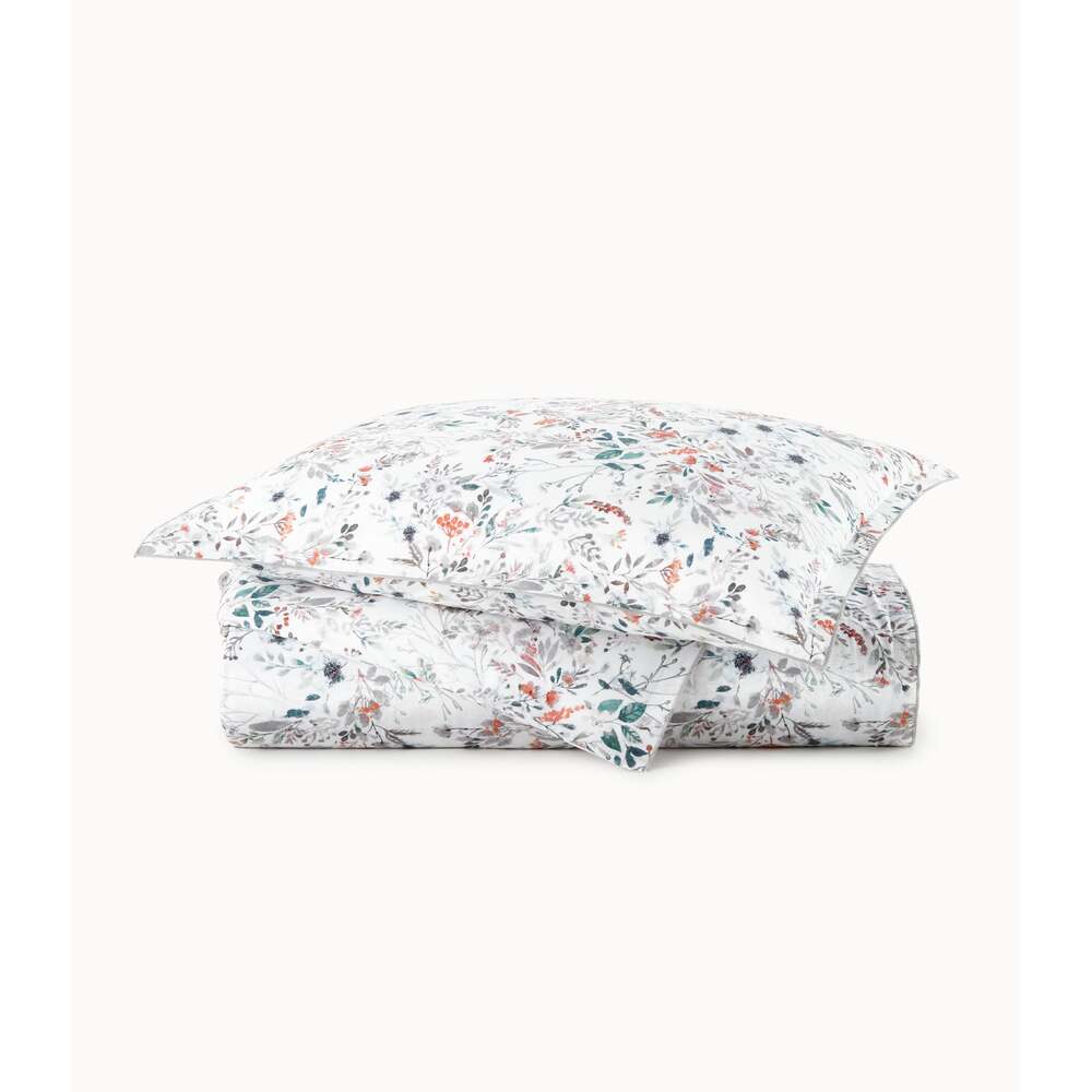 Chloe Floral Percale Duvet Cover by Peacock Alley  8