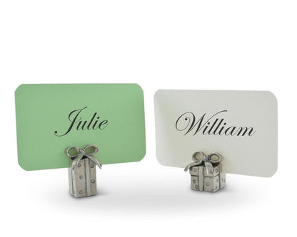 Christmas Package Placecard Holder Pair by Vagabond House 1