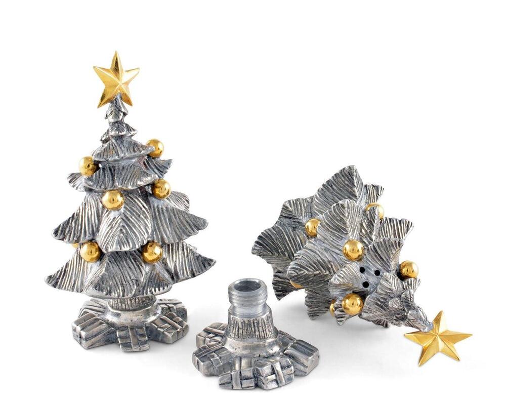 Christmas Tree Salt and Pepper by Vagabond House 1