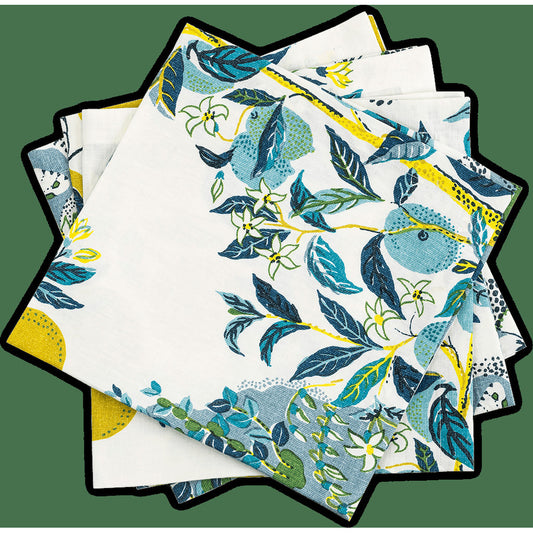 Citrus Garden Napkin set of 4 Pool 