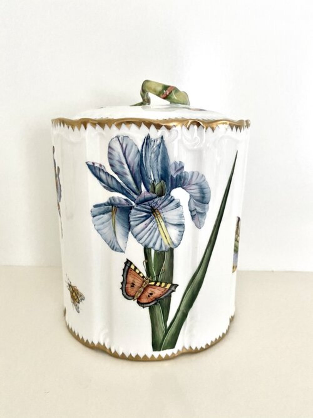 CJ1 - Iris Cookie Jar by Anna Weatherley