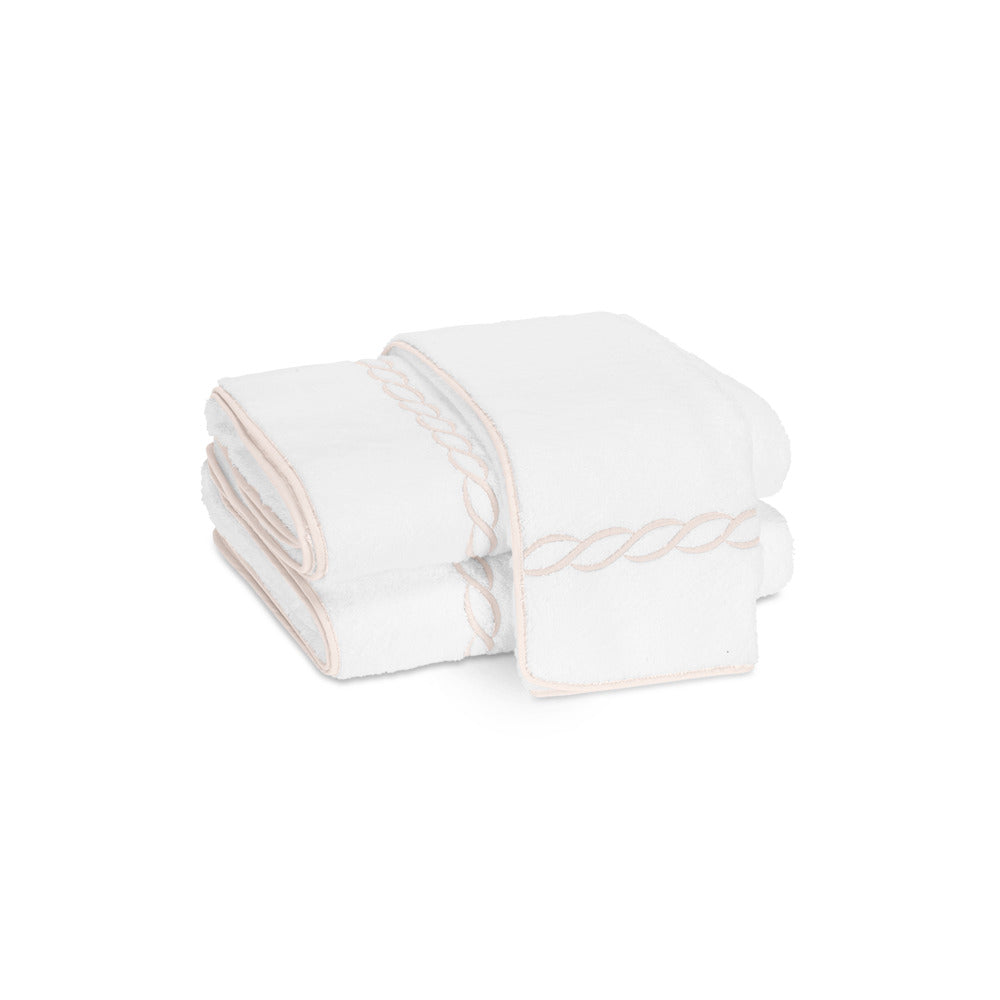 Classic Chain Bath Sheet Blush 