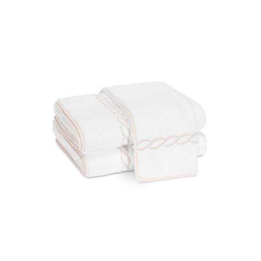 Classic Chain Bath Sheet Blush 
