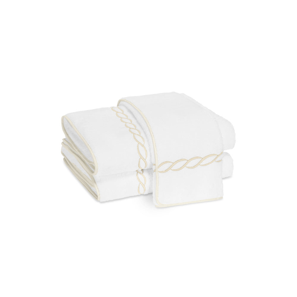 Classic Chain Bath Sheet Ivory 